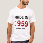Hergestellt 1959, Originalteile, T-Shirt (Vorderseite)