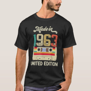 Hergestellt 1963 59. Geburtstag Vintage-Kassette T-Shirt