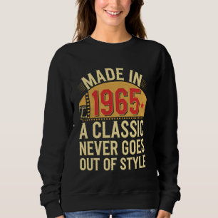 Hergestellt 1965 Vintage 60. Geburtstag Klassiker Sweatshirt