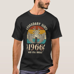 Hergestellt 1966 Bday 60 Jahre alte Retro-Geburtst T-Shirt