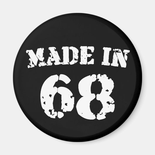 Hergestellt 1968 magnet (Vorne)