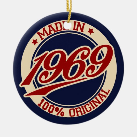 Hergestellt 1969 keramik ornament (Vorne)