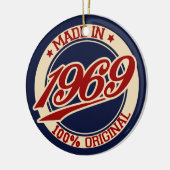 Hergestellt 1969 keramik ornament (Links)