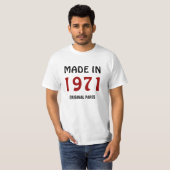 Hergestellt 1971, Originalteile T-Shirt (Vorne ganz)