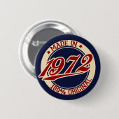 Hergestellt 1972 button (Vorne & Hinten)