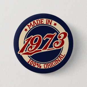 Hergestellt 1973 button