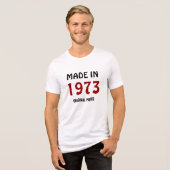 Hergestellt 1973, Originalteile Tri-Blend Shirt (Vorderseite voll)
