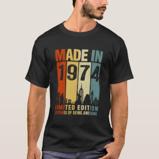 Hergestellt 1974 49 Jahre Awesome zu sein T-Shirt