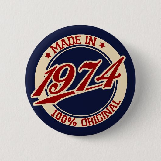 Hergestellt 1974 button (Vorderseite)