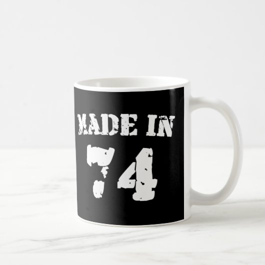 Hergestellt 1974 kaffeetasse (Rechts)