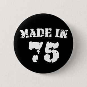 Hergestellt 1975 button
