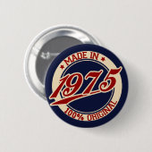 Hergestellt 1975 button (Vorne & Hinten)