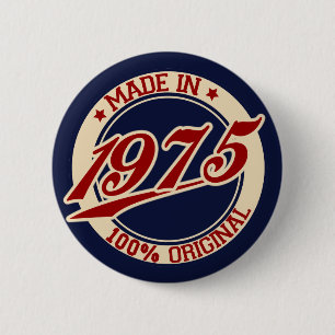 Hergestellt 1975 button