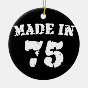 Hergestellt 1975 keramikornament