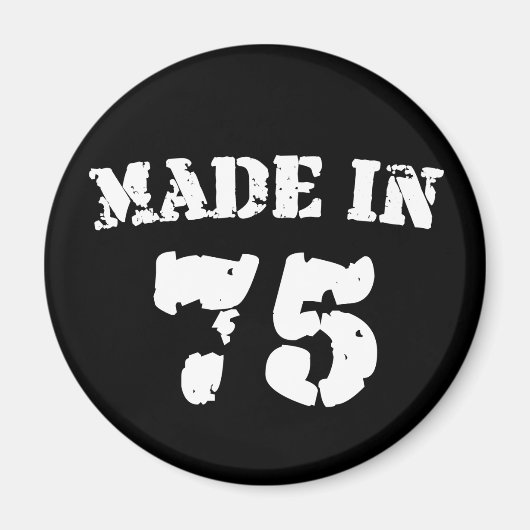 Hergestellt 1975 magnet (Vorne)