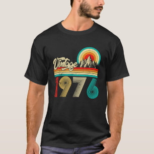 Hergestellt 1976 Retro Geburtstag 50 Jahre alte Ge T-Shirt