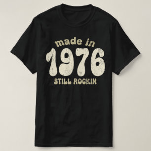 Hergestellt 1976, rockt immer noch Vintage-Nummern T-Shirt