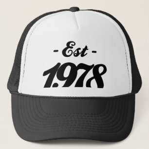 hergestellt 1978 - Geburtstag Truckerkappe