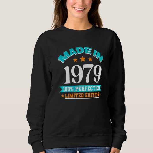 Hergestellt 1979 Perfektion Sweatshirt (Vorderseite)