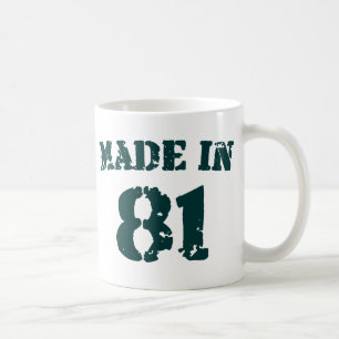 Hergestellt 1981 kaffeetasse
