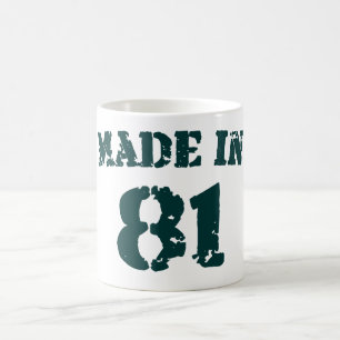 Hergestellt 1981 kaffeetasse