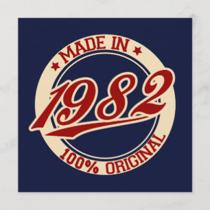 Hergestellt 1982 karte