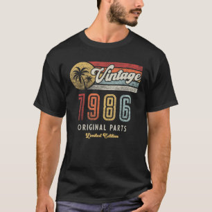 Hergestellt 1986 40 Jahre Altes Lustiges Klassisch T-Shirt