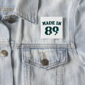 Hergestellt 1989 button (Beispiel)