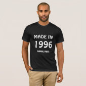 "Hergestellt 1996, Originalteile" T-Shirt (Vorne ganz)