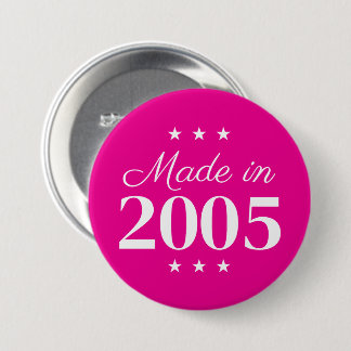 Hergestellt 2005 Limitierte Edition Text Button