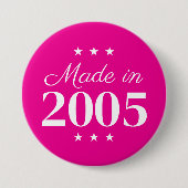 Hergestellt 2005 Limitierte Edition Text Button (Vorderseite)
