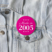 Hergestellt 2005 Limitierte Edition Text Button (Beispiel)