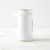 hergestellt aus amerikanischem Stein Bierglas (Vorderseite Links)