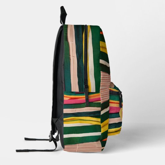 hergestellt aus brasilianischem Backpack Bedruckter Rucksack (Links)