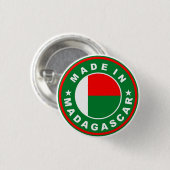 hergestellt aus dem madagassischen Gütezeichen Button (Vorne & Hinten)