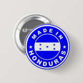 hergestellt aus honduras Land flagge Produkt rund Button (Vorne & Hinten)