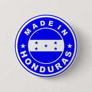hergestellt aus honduras Land flagge Produkt rund Button