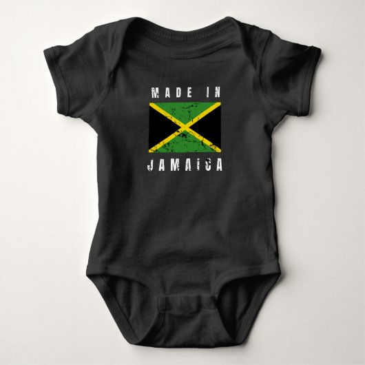 hergestellt aus Jamaica Baby Strampler (Vorderseite)