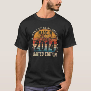 Hergestellt im April 2014 8 Geburtstagsgeschenke 8 T-Shirt