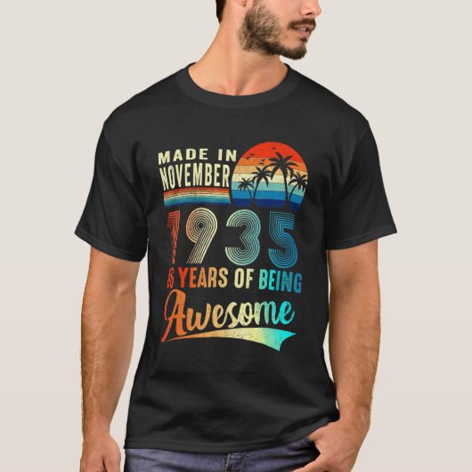 Hergestellt im Dezember 1935 86 Jahre Phantastisch T-Shirt (Vorderseite)