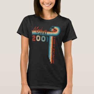 Hergestellt im Juni 2001 21 Geburtstag 21 Jahre al T-Shirt