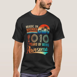 Hergestellt im November 2010 11 Jahre Phantastisch T-Shirt
