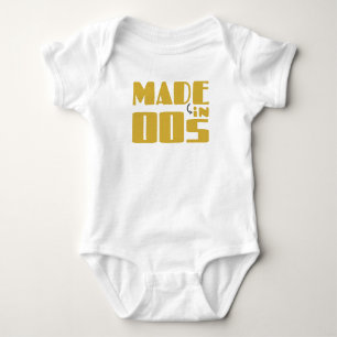 Hergestellt in 00ern baby strampler