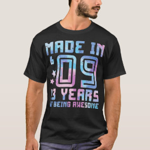 Hergestellt in 09 13 Jahre Tolles 13. Geburtstag G T-Shirt