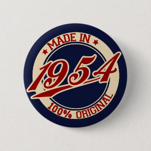 Hergestellt in 1954 button
