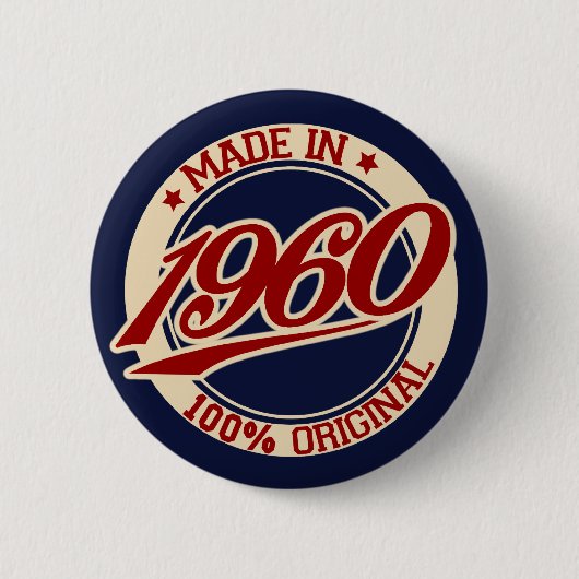 Hergestellt in 1960 button (Vorderseite)
