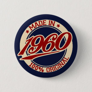 Hergestellt in 1960 button