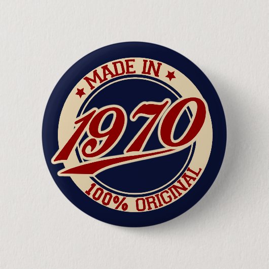 Hergestellt in 1970 button (Vorderseite)