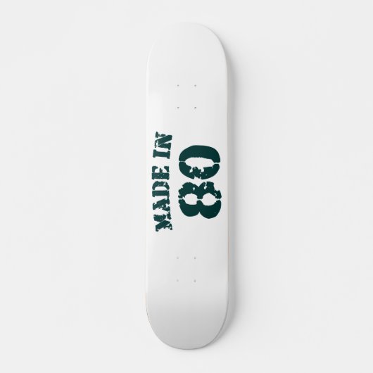 Hergestellt in 1980 skateboard (Vorne)