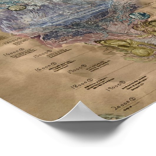 hergestellt in A7 Poster (Ecke)